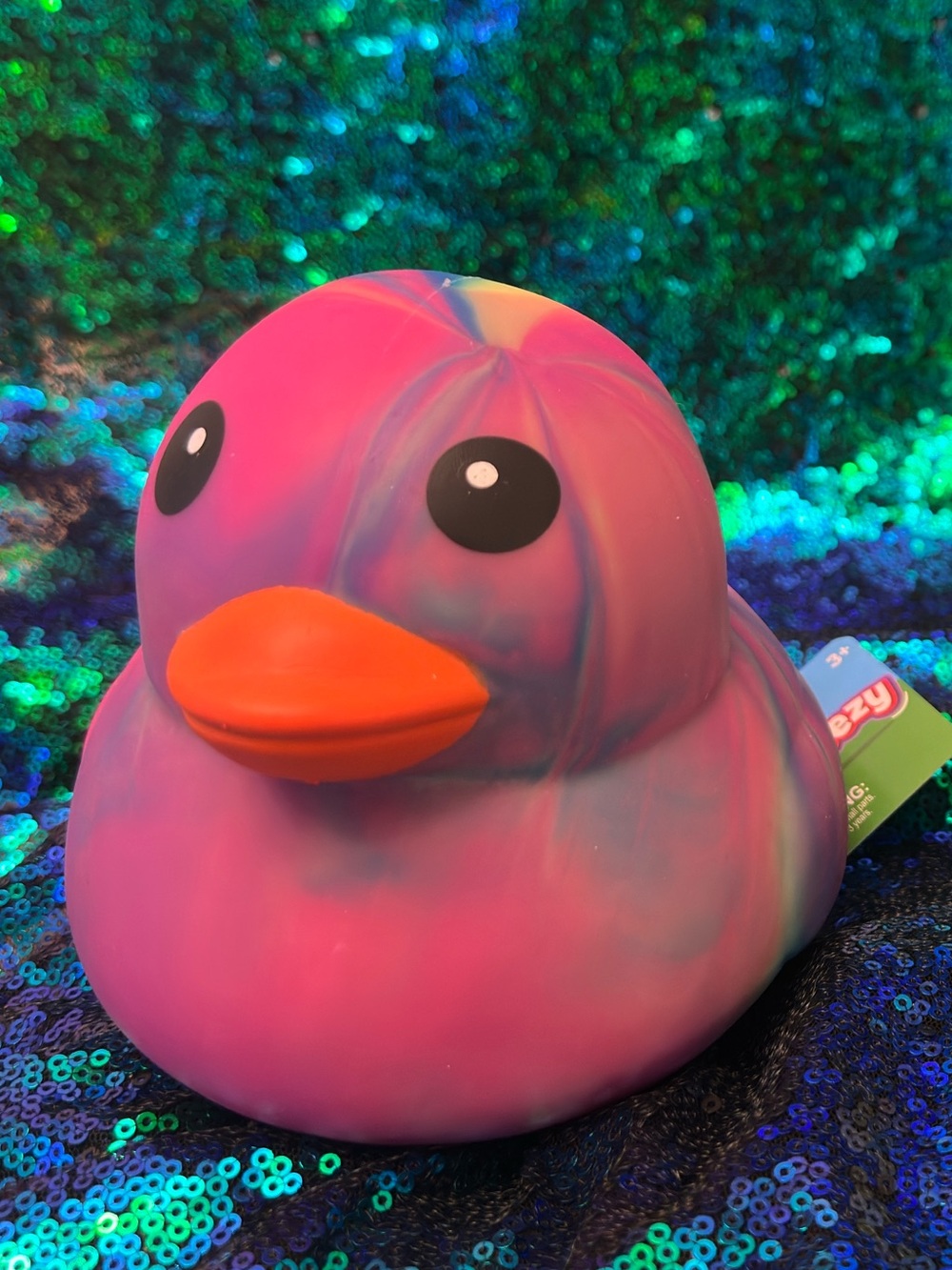 Sunny days Jumbo squeeze Pink duck